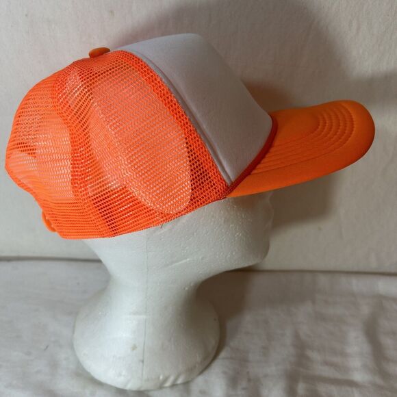 TOP HEADWEAR Blank Trucker Hat - Mens Trucker Hats Foam Mesh Snapback One Size - Picture 4 of 8
